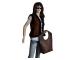 New Retro Women Genuine Crazy Horse Cow Leather Shoulder Bag Handbag 